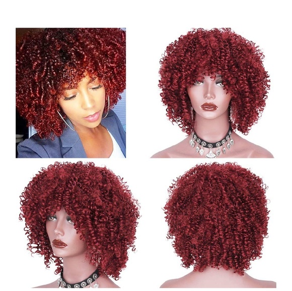Red Beauty Curly Lace Front Wig main image 3